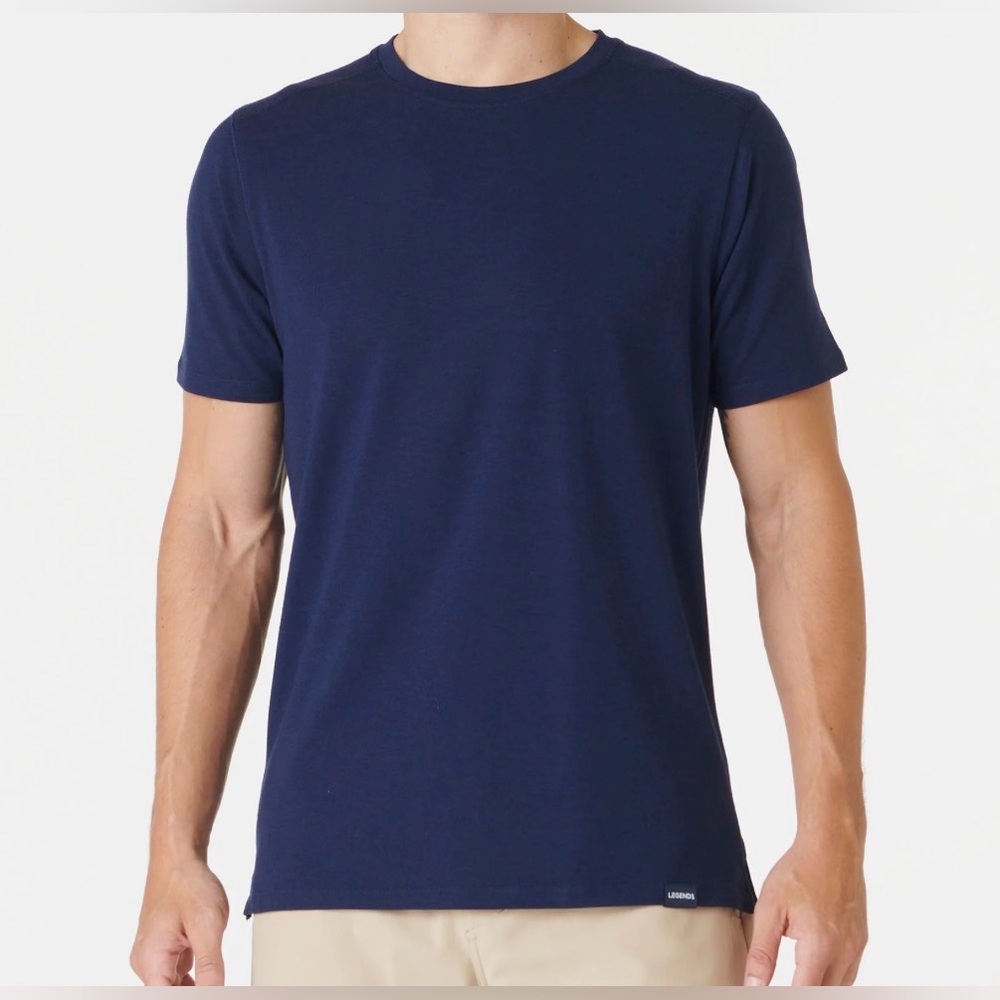 Men's Large Legends Navy Crew Neck T-Shirt